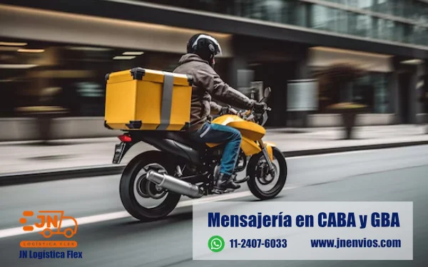 Mensajería en Moto en Buenos Aires con JN Logística Flex